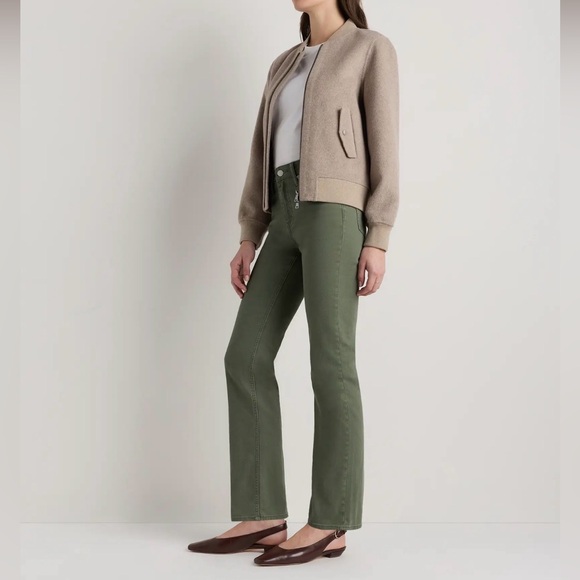 ✨ Quince Bella Stretch Straight Jeans – Loden Green ✨ - Picture 13 of 14